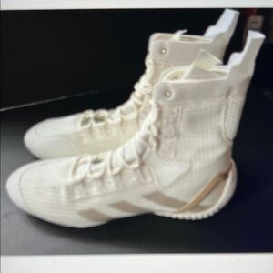 NEW ADIDAS Speedex 23 Boxing Shoes Men's Size 12 - Sand Off White